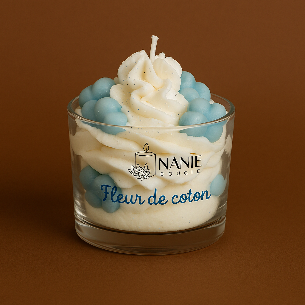 Bougie gourmande - Fleur de coton